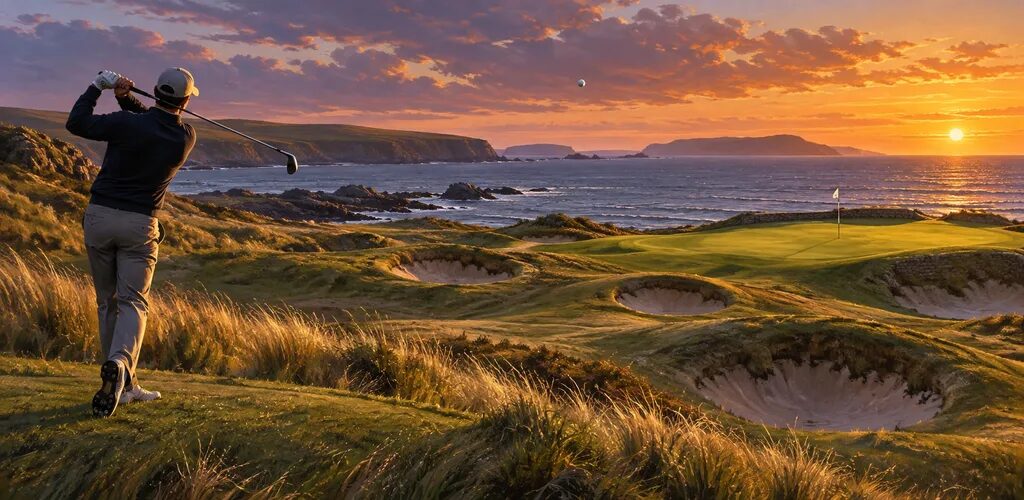 Links course at evening